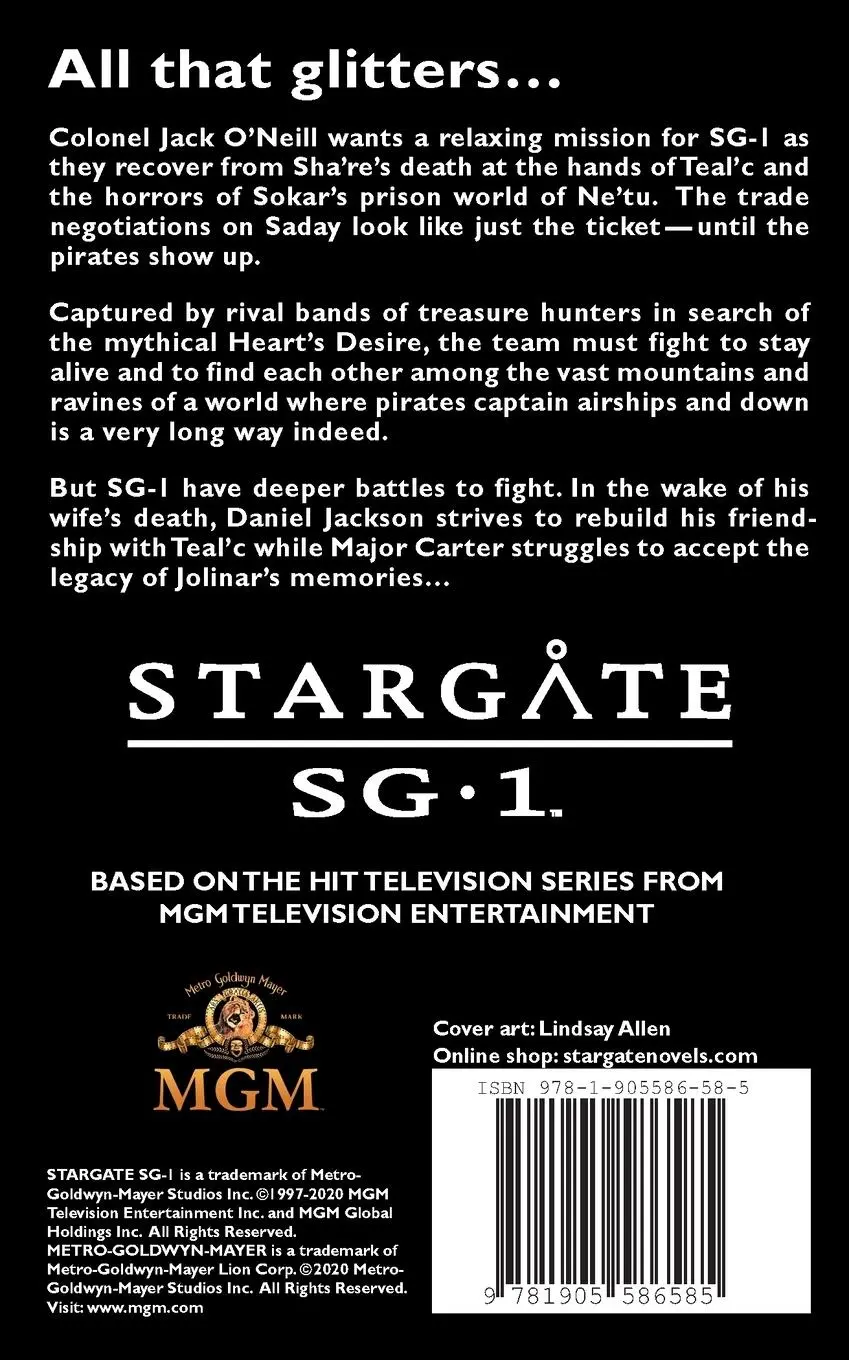 Rückseite: 9781905586585 | STARGATE SG-1 Heart's Desire | Amy Griswold | Taschenbuch | Englisch