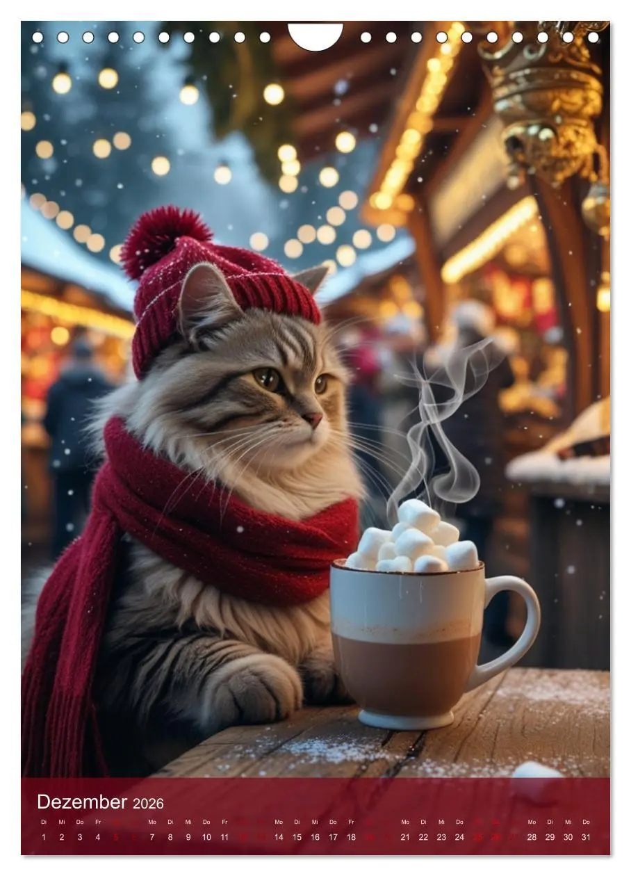 Bild: 9783457676585 | Naschkatzen - Süße Samtpfoten auf Kalorienjagd (Wandkalender 2026...