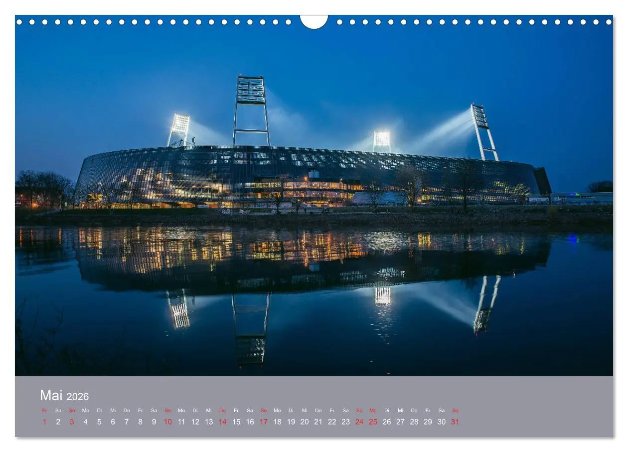 Bild: 9783457746585 | Nachts in Bremen (Wandkalender 2026 DIN A3 quer), CALVENDO...