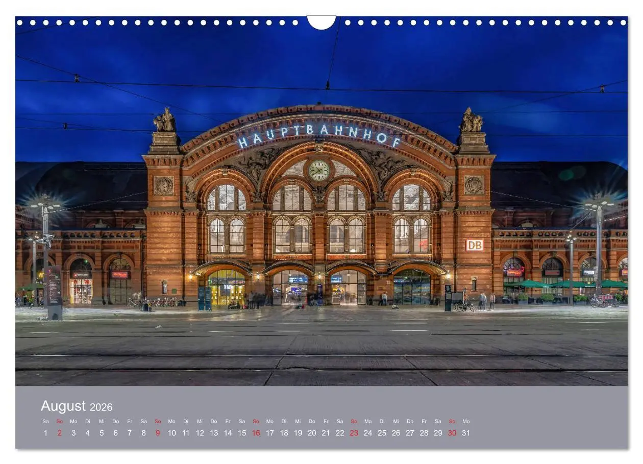 Bild: 9783457746585 | Nachts in Bremen (Wandkalender 2026 DIN A3 quer), CALVENDO...