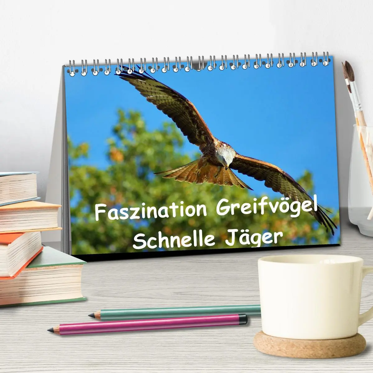 Bild: 9783516146585 | Faszination Greifvögel Schnelle Jäger (Tischkalender 2026 DIN A5...