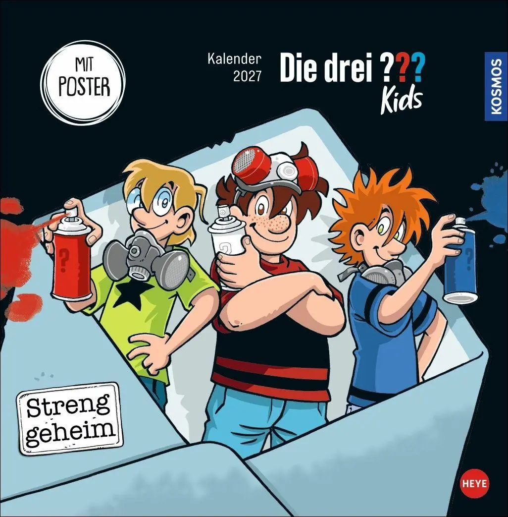 Cover: 9783756416585 | Die drei ??? Kids Broschurkalender 2027 | Kalender | 28 S. | Deutsch