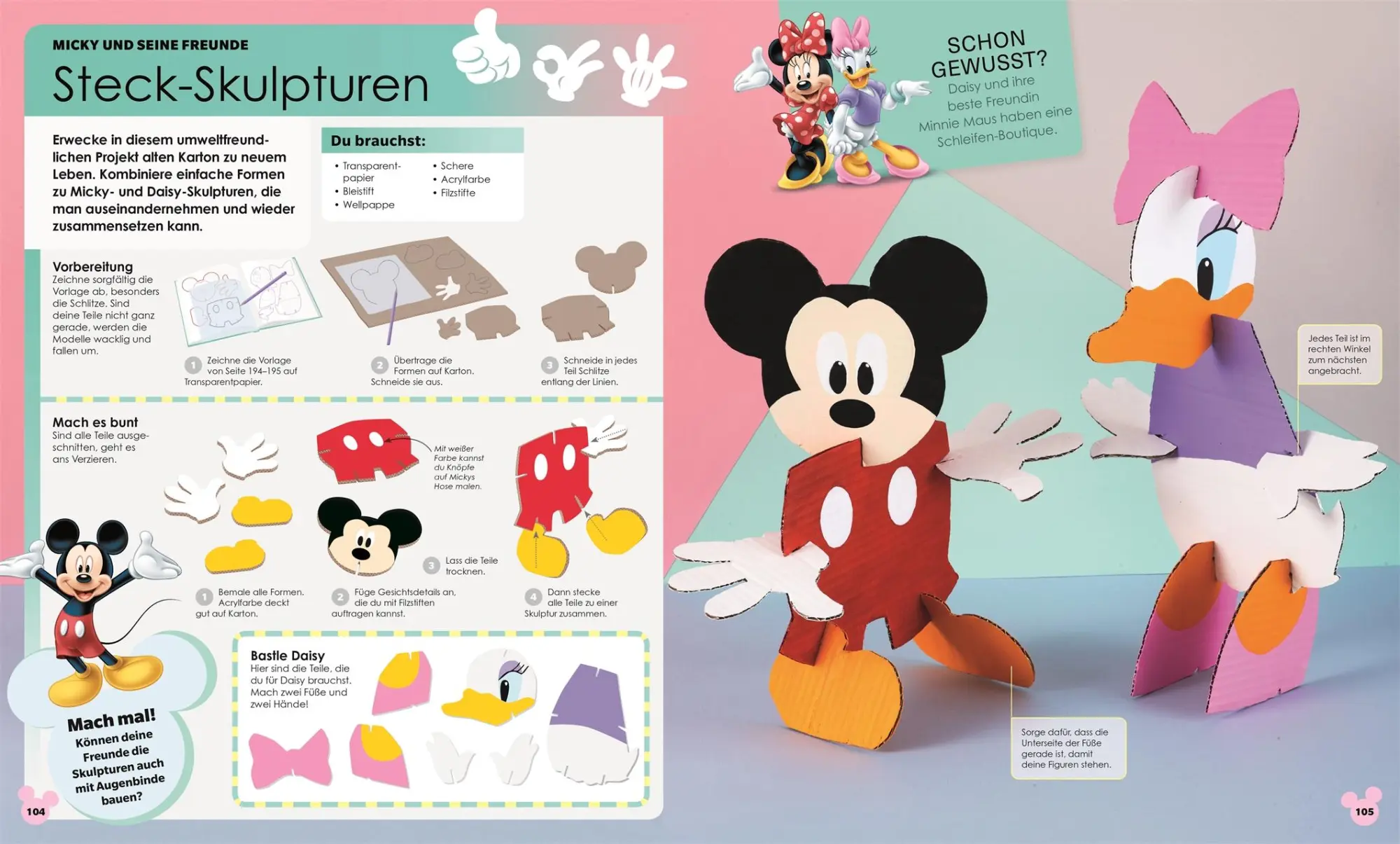 Bild: 9783831036585 | Disney Ideen Buch | Mehr als 100 Bastel-, Deko- und Spielideen | Buch