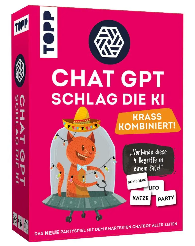 Cover: 4007742186685 | ChatGPT - Schlag die KI. Krass kombiniert! Wer schreibt aus vier...