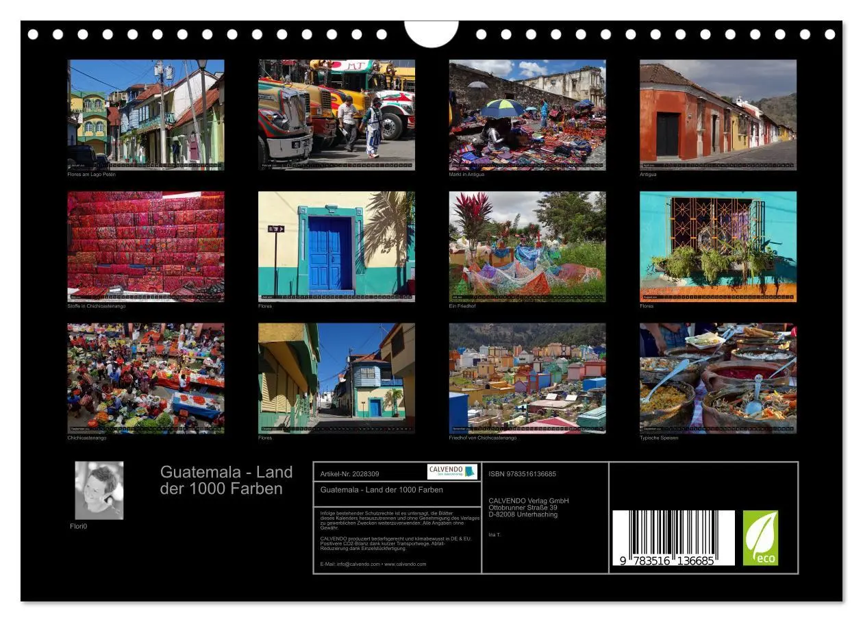 Bild: 9783516136685 | Guatemala - Land der 1000 Farben (Wandkalender 2026 DIN A4 quer),...