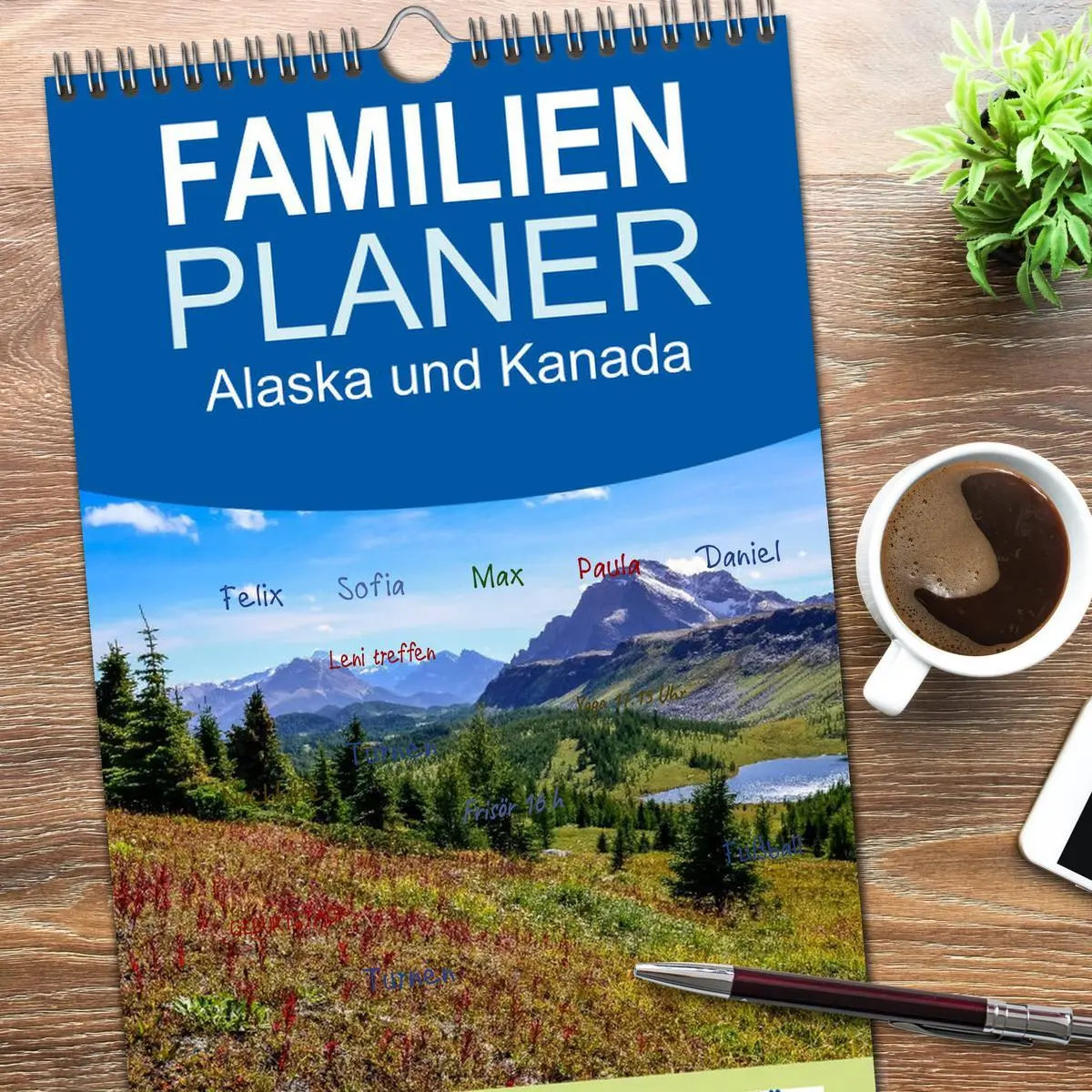 Bild: 9783516516685 | Familienplaner 2026 - Alaska und Kanada mit 5 Spalten...