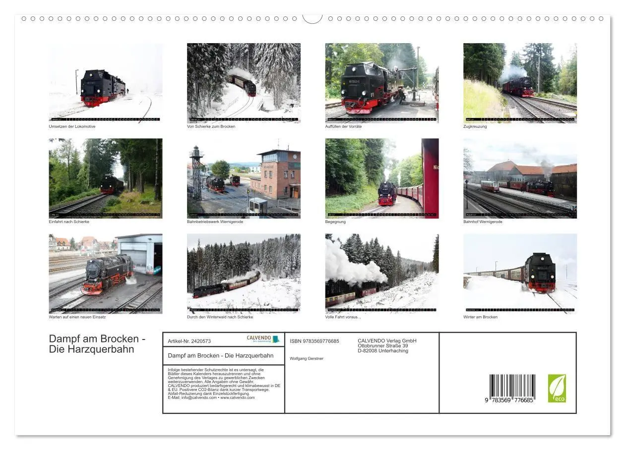 Bild: 9783569776685 | Dampf am Brocken - Die Harzquerbahn (hochwertiger Premium...