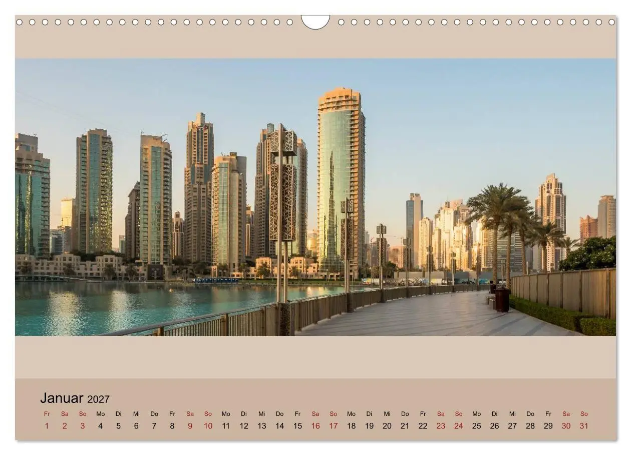Bild: 9783569916685 | Impressions of Dubai 2027 (Wandkalender 2027 DIN A3 quer), CALVENDO...