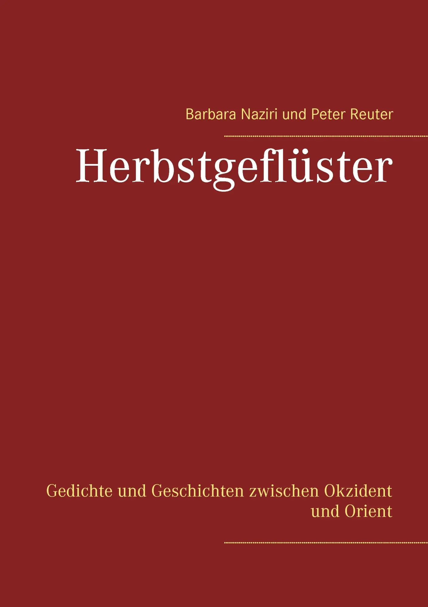 Cover: 9783740706685 | Herbstgeflüster | Peter Reuter (u. a.) | Taschenbuch | 512 S. | 2015