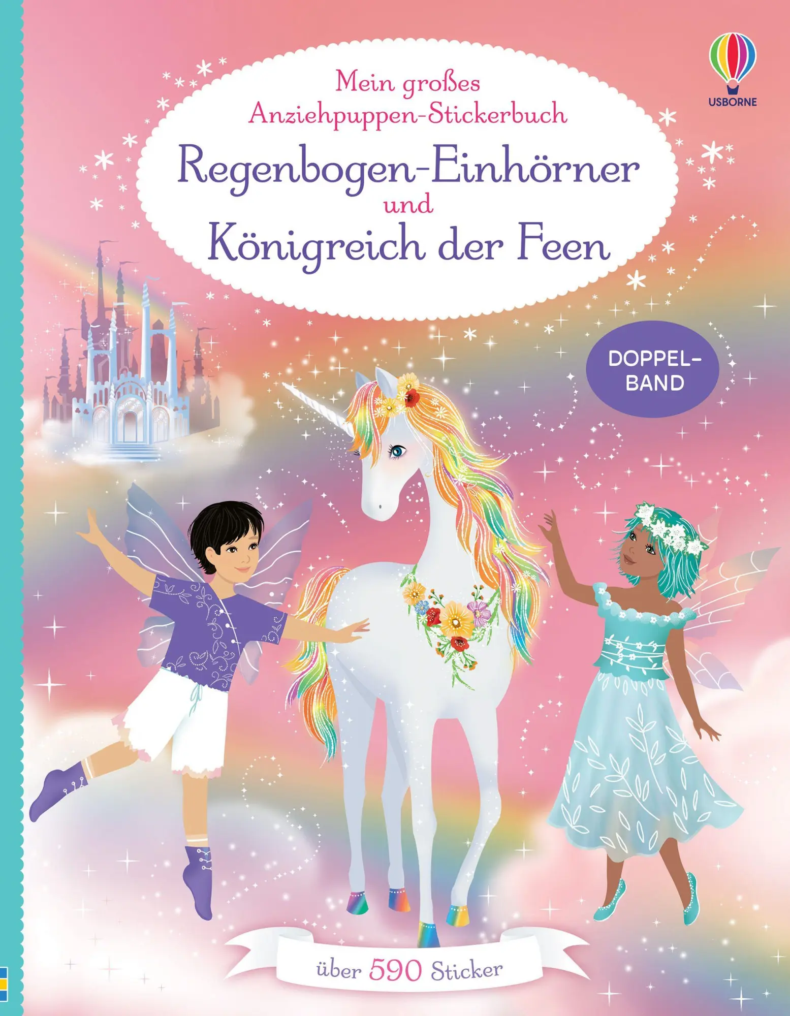 Cover: 9781035706785 | Mein großes Anziehpuppen-Stickerbuch: Regenbogen-Einhörner und...
