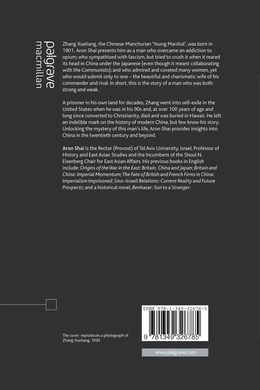 Rückseite: 9781349326785 | Zhang Xueliang | The General Who Never Fought | A. Shai | Taschenbuch