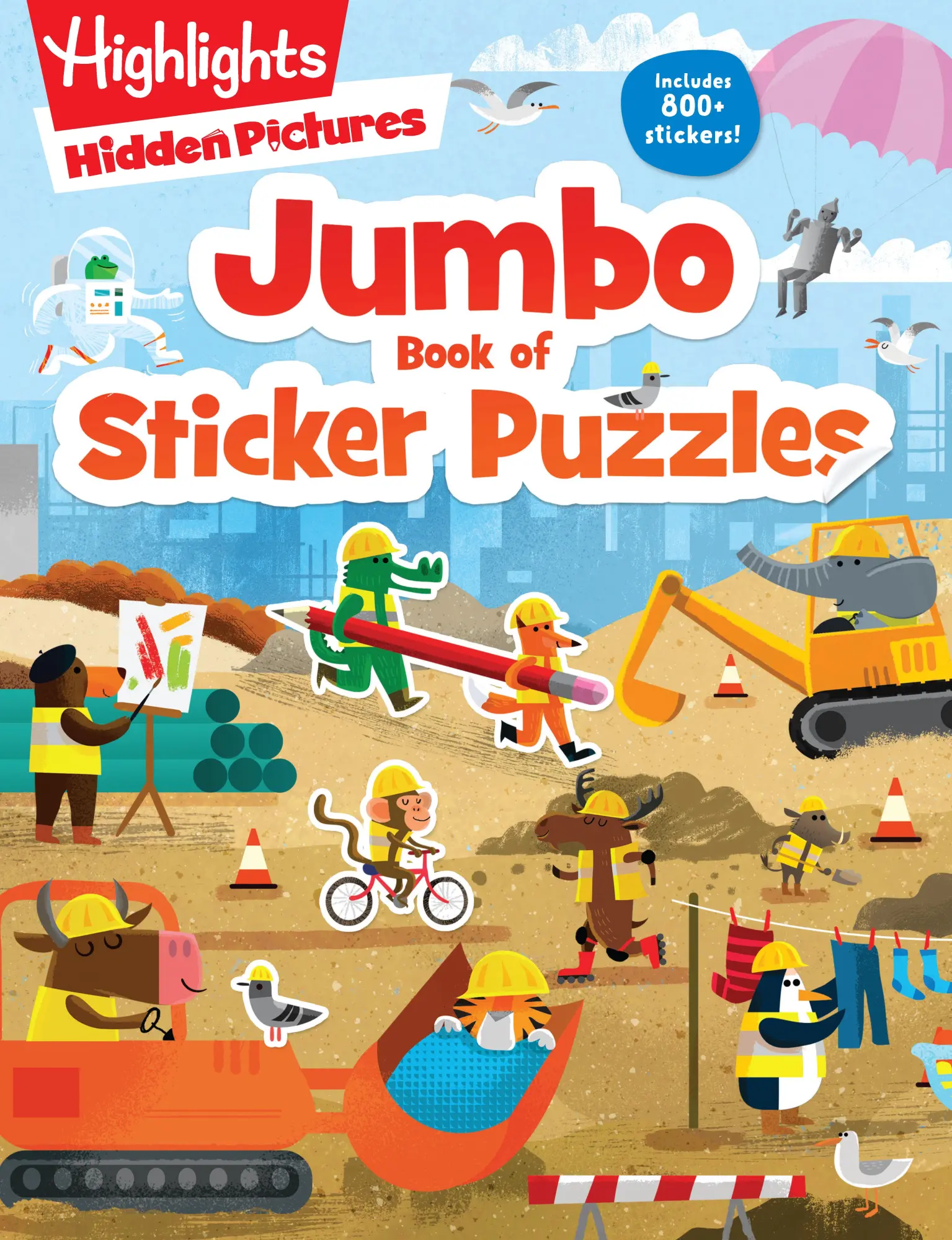 Cover: 9781644726785 | Jumbo Book of Sticker Puzzles | Highlights | Taschenbuch | Englisch