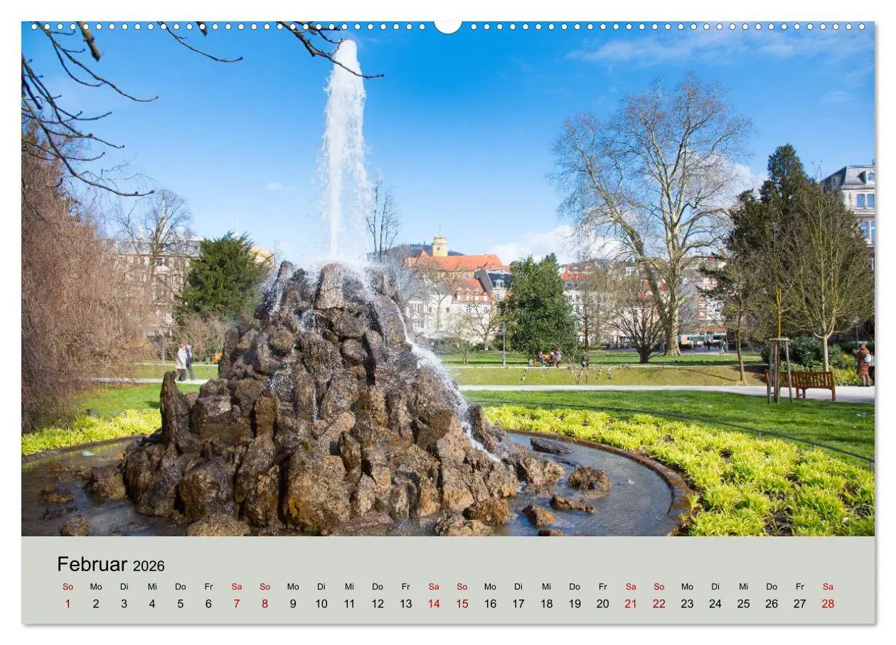 Bild: 9783457726785 | Kurpark Baden-Baden (hochwertiger Premium Wandkalender 2026 DIN A2...