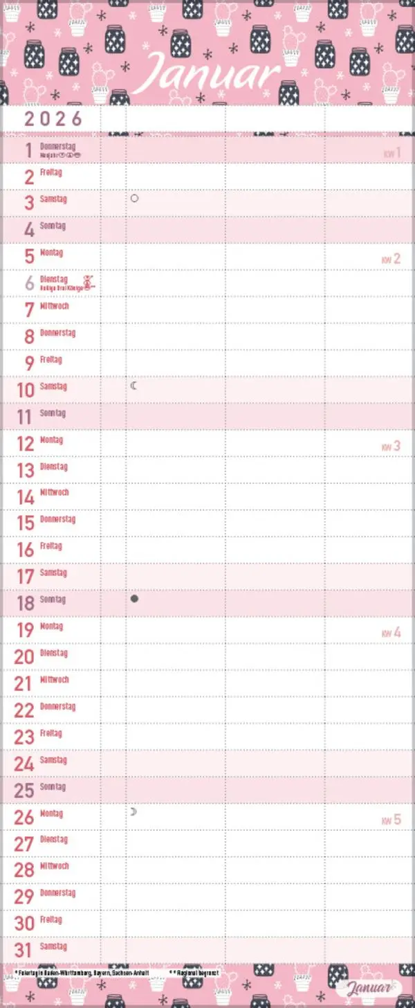 Bild: 9783731886785 | Familientimer Wir planen das! 2026 | Verlag Korsch | Kalender | 14 S.