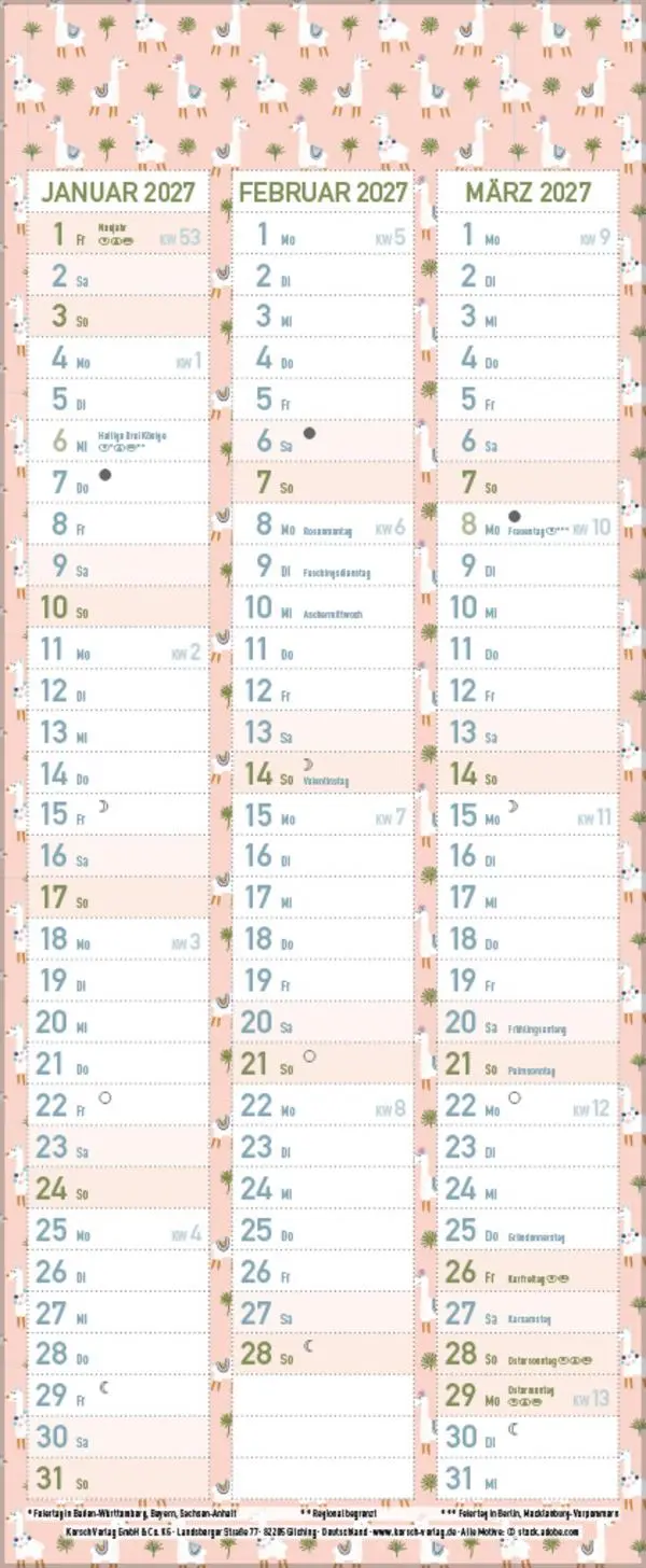 Bild: 9783731886785 | Familientimer Wir planen das! 2026 | Verlag Korsch | Kalender | 14 S.