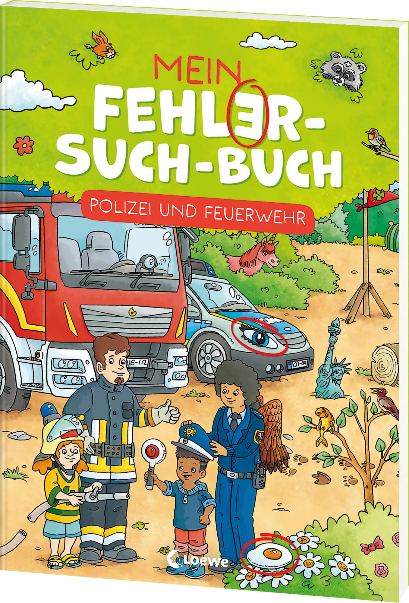 Cover: 9783743216785 | Mein Fehler-Such-Buch - Polizei und Feuerwehr | Sebastian Coenen