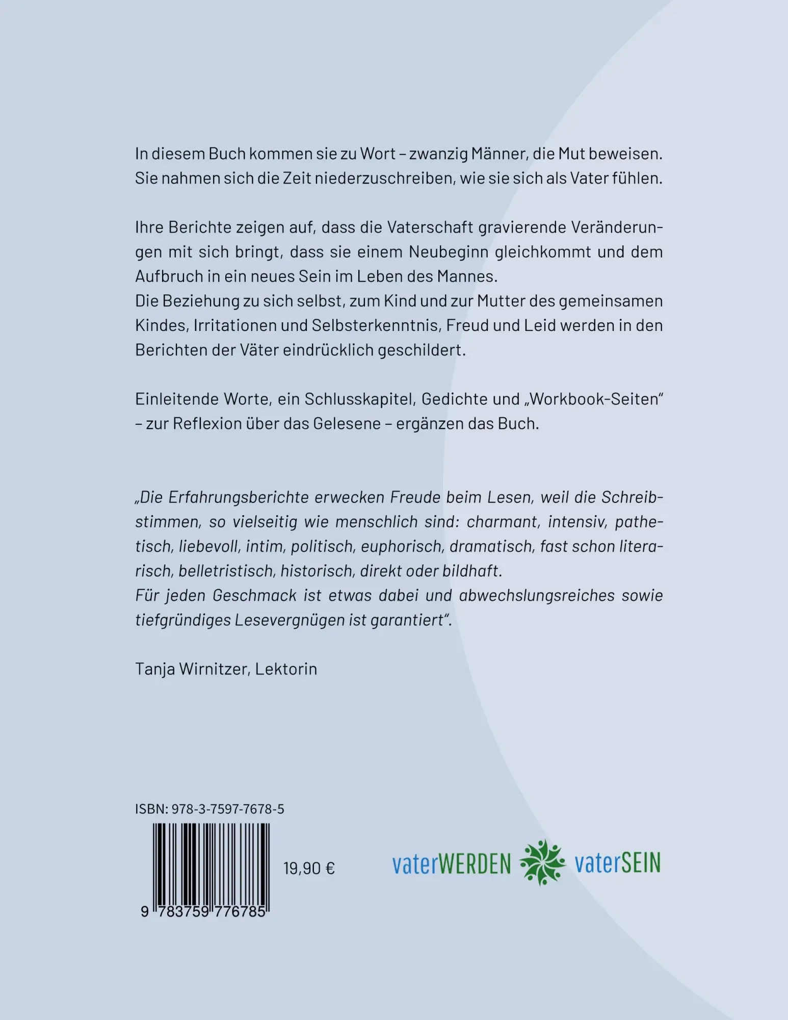 Rückseite: 9783759776785 | Vom Mann zum Vater | Christina Lydia Maiwald | Taschenbuch | 274 S.