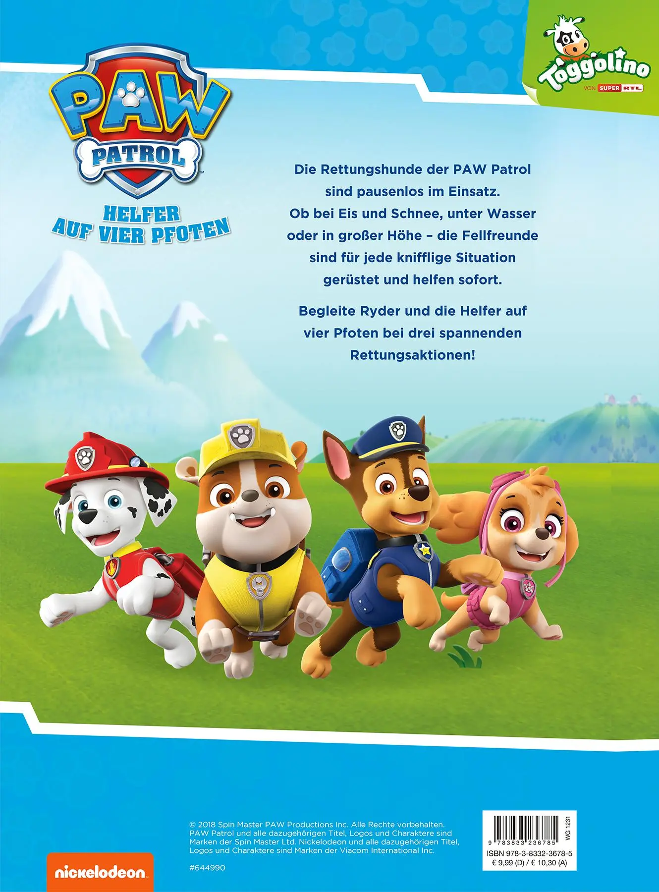 Rückseite: 9783833236785 | PAW Patrol: Die größten Abenteuer | Panini | Buch | 80 S. | Deutsch