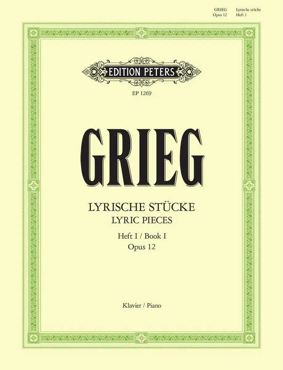 Cover: 9790014006785 | Lyrische Stücke op. 12 | Edvard Grieg | Broschüre | Edition Peters