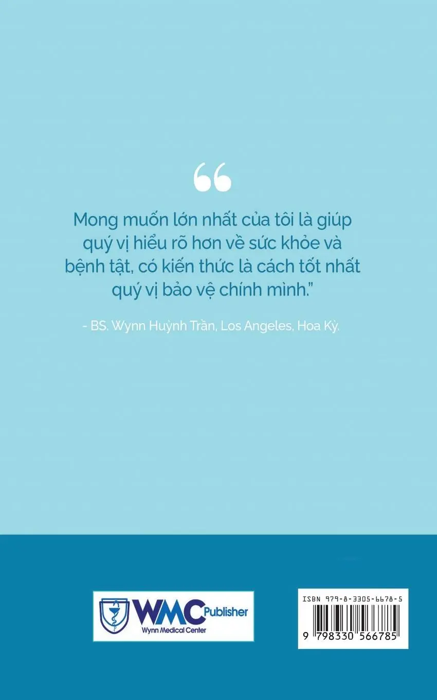 Rückseite: 9798330566785 | Trong phòng ch¿ v¿i Bác s¿ Wynn - T¿p 1 | PGS. BS. Huynh Wynn Tran