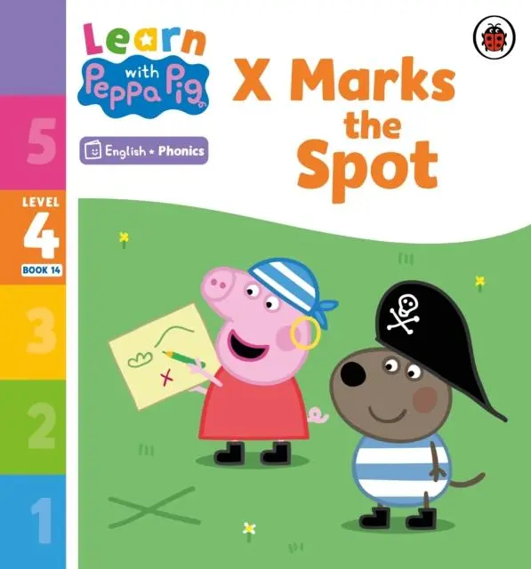 Cover: 9780241576885 | Learn with Peppa Phonics Level 4 Book 14 - X Marks the Spot...