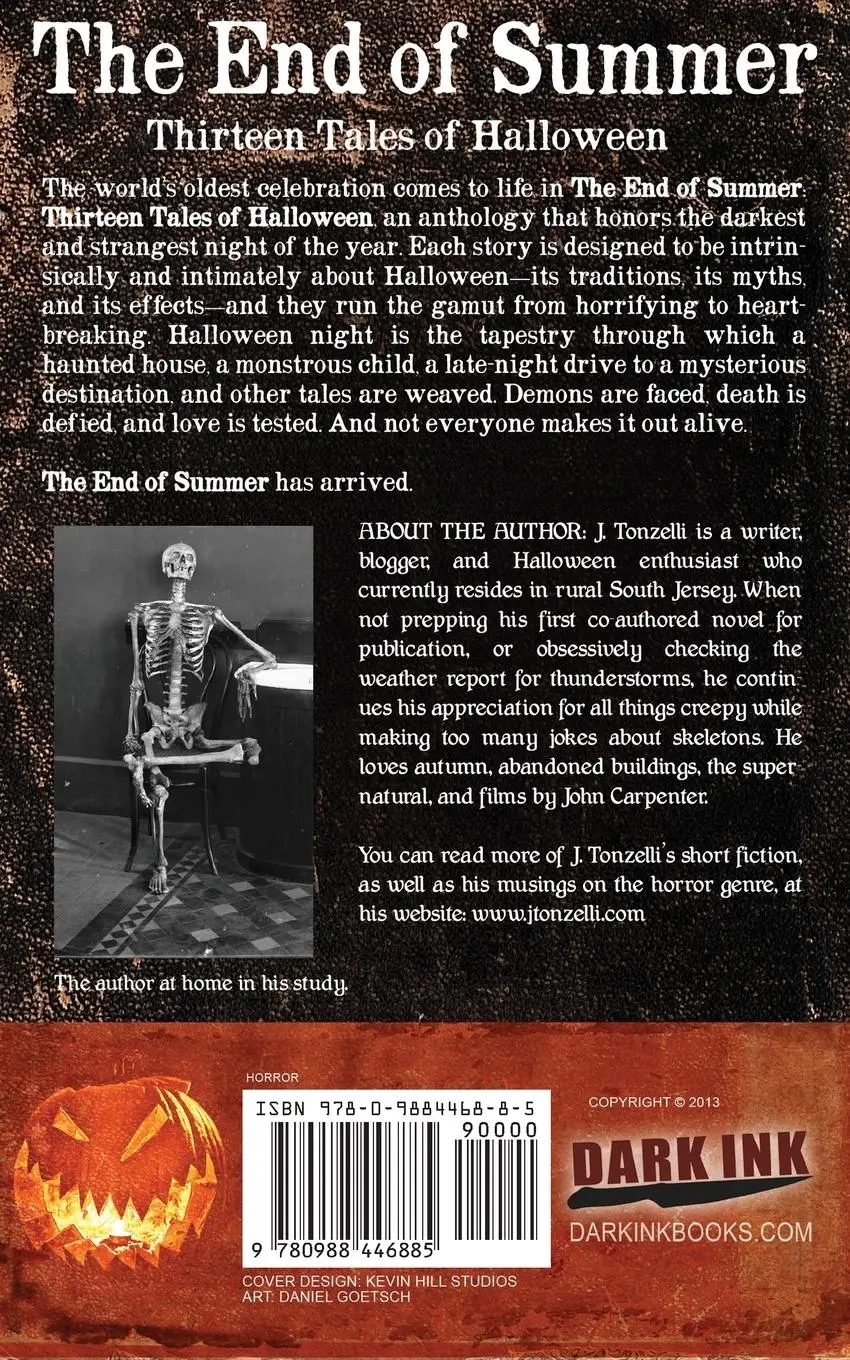 Rückseite: 9780988446885 | The End of Summer | Thirteen Tales of Halloween | J. Tonzelli | Buch