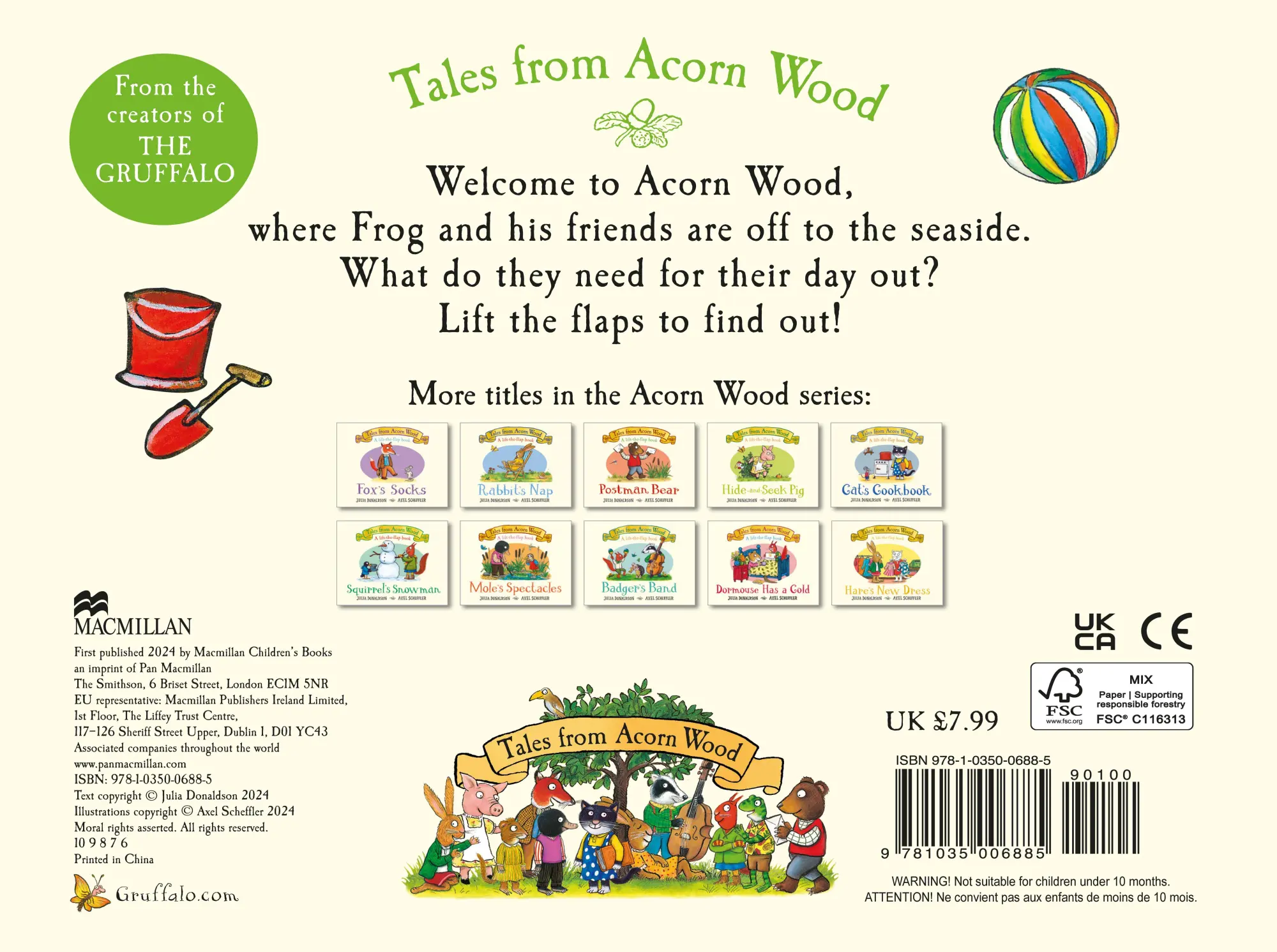 Bild: 9781035006885 | Frog's Day Out | A Lift-the-flap Story | Julia Donaldson | Buch | 2024