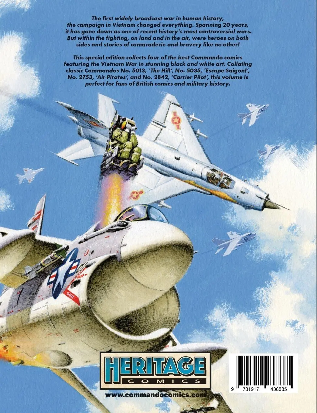 Rückseite: 9781917436885 | The Vietnam Files | DC Thomson | Taschenbuch | Commando Presents