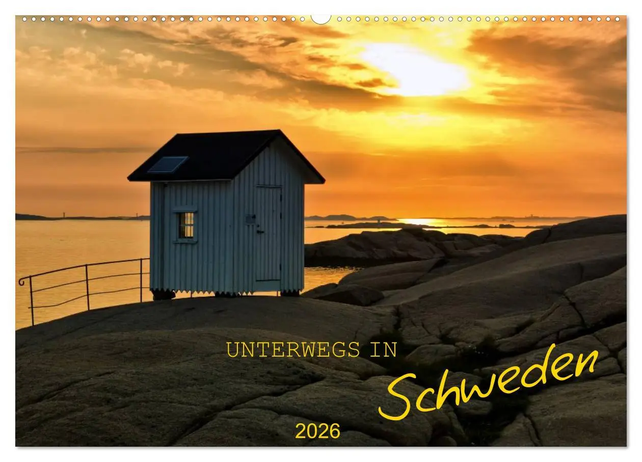 Cover: 9783516046885 | Unterwegs in Schweden (Wandkalender 2026 DIN A2 quer), CALVENDO...