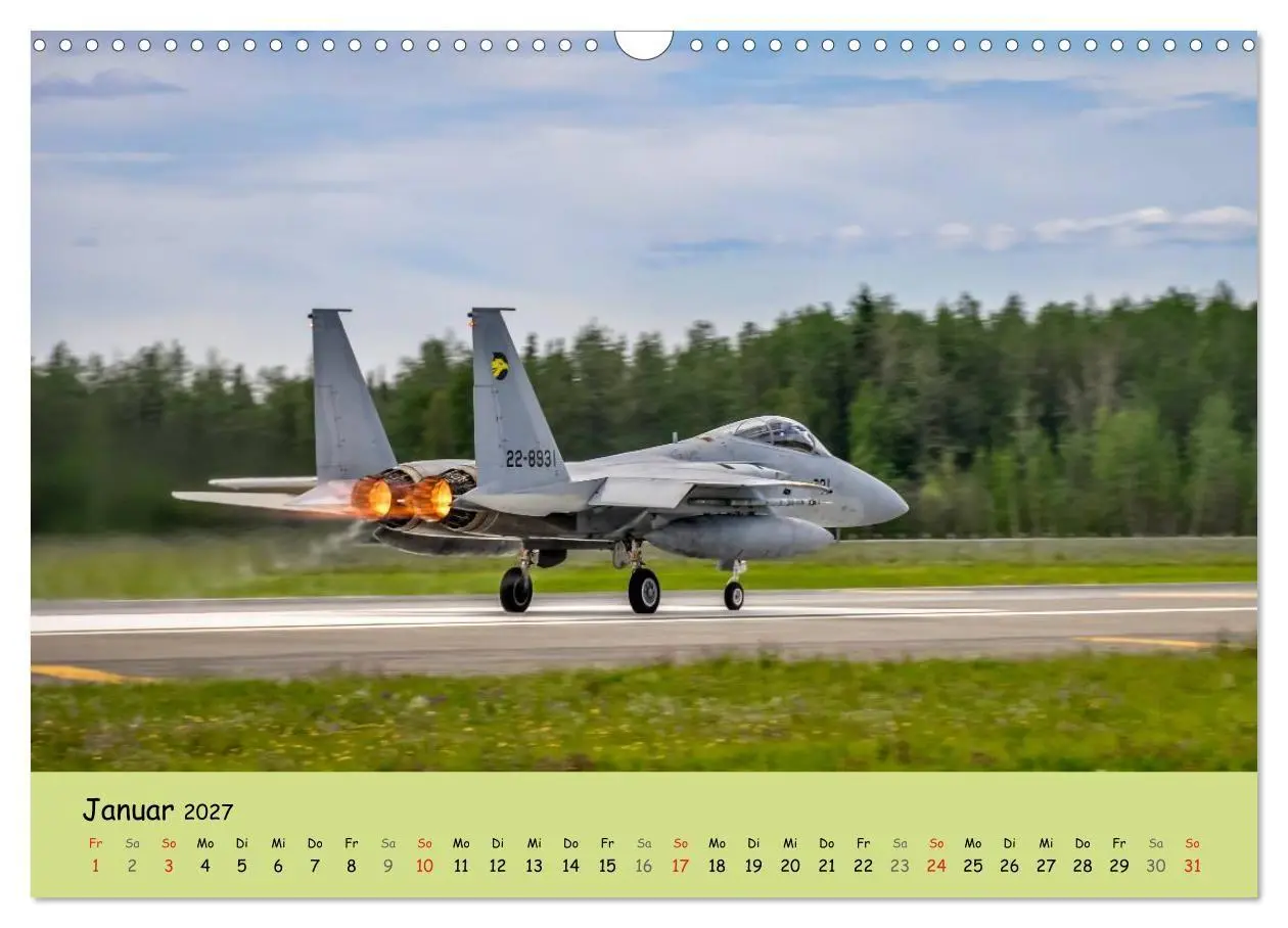 Bild: 9783569996885 | Luftüberlegenheit - Kampfjets in Aktion (Wandkalender 2027 DIN A3...