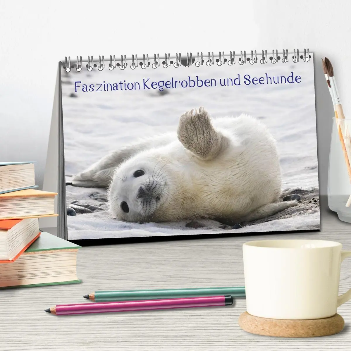 Bild: 9783594026885 | Faszination Kegelrobben und Seehunde 2027 (Tischkalender 2027 DIN...