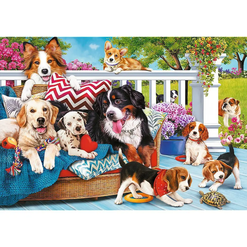 Bild: 5900511106985 | UFT Puzzle 1000 - Cuteness Overload: Hundeliebe | Spiel | Kartonage