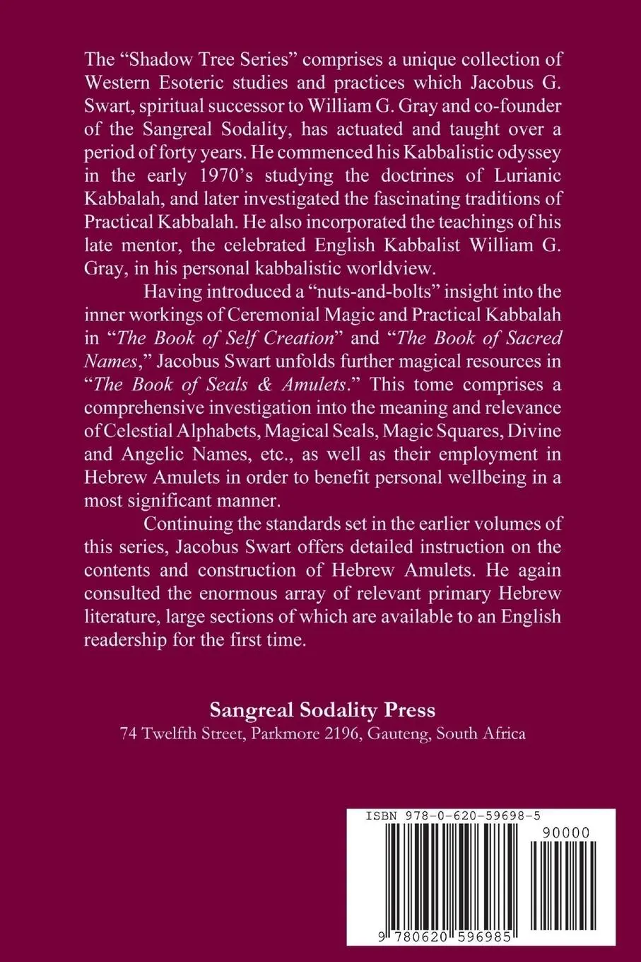 Rückseite: 9780620596985 | The Book of Seals &amp; Amulets | Jacobus G. Swart | Taschenbuch | 2017