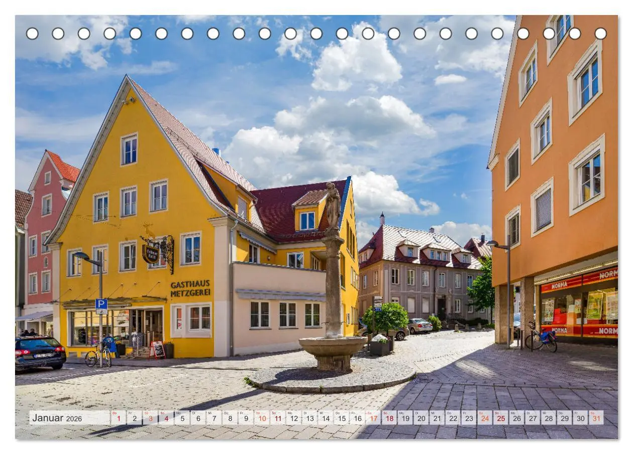 Bild: 9783457636985 | Ellwangen Impressionen (Tischkalender 2026 DIN A5 quer), CALVENDO...