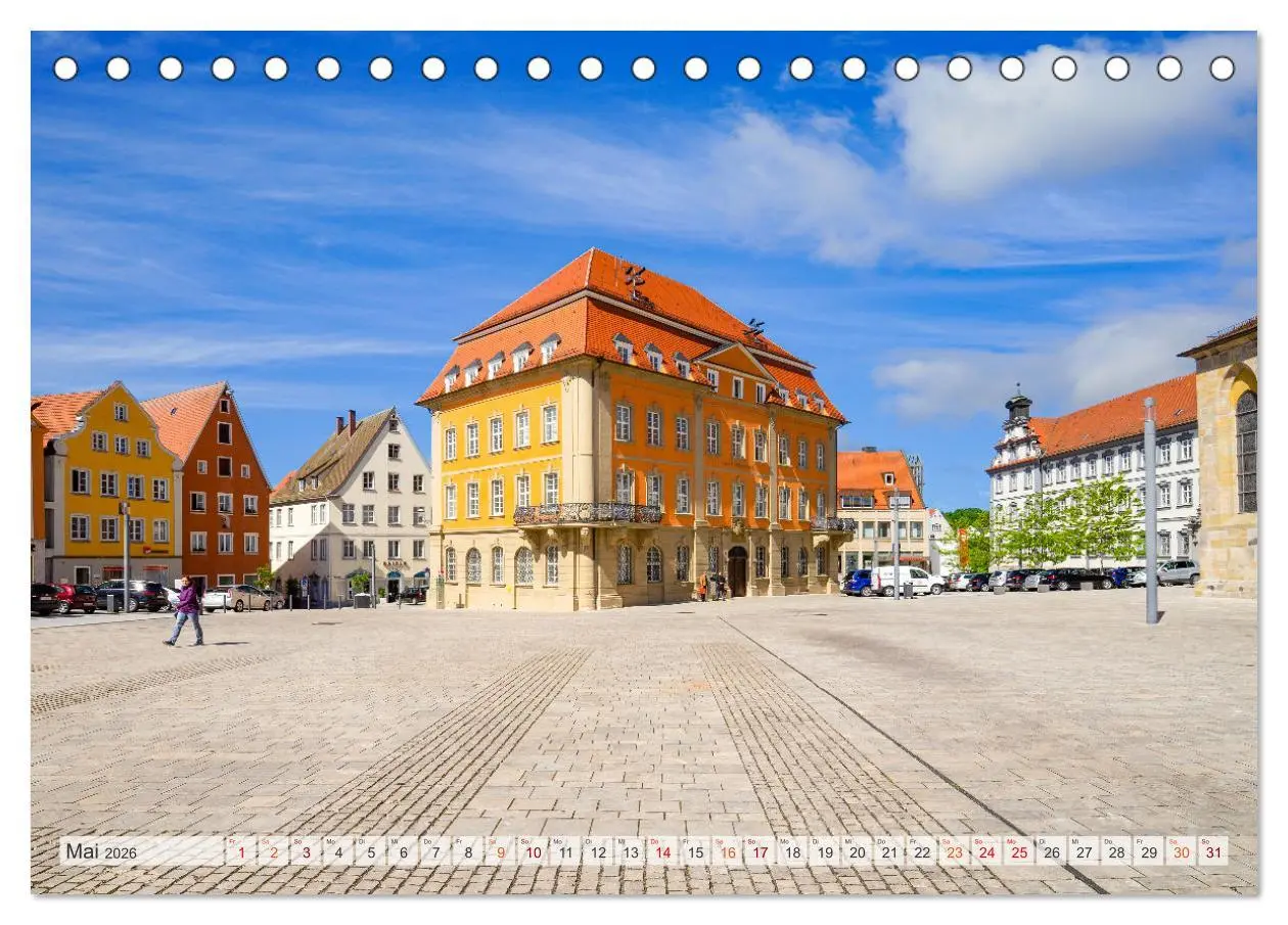 Bild: 9783457636985 | Ellwangen Impressionen (Tischkalender 2026 DIN A5 quer), CALVENDO...