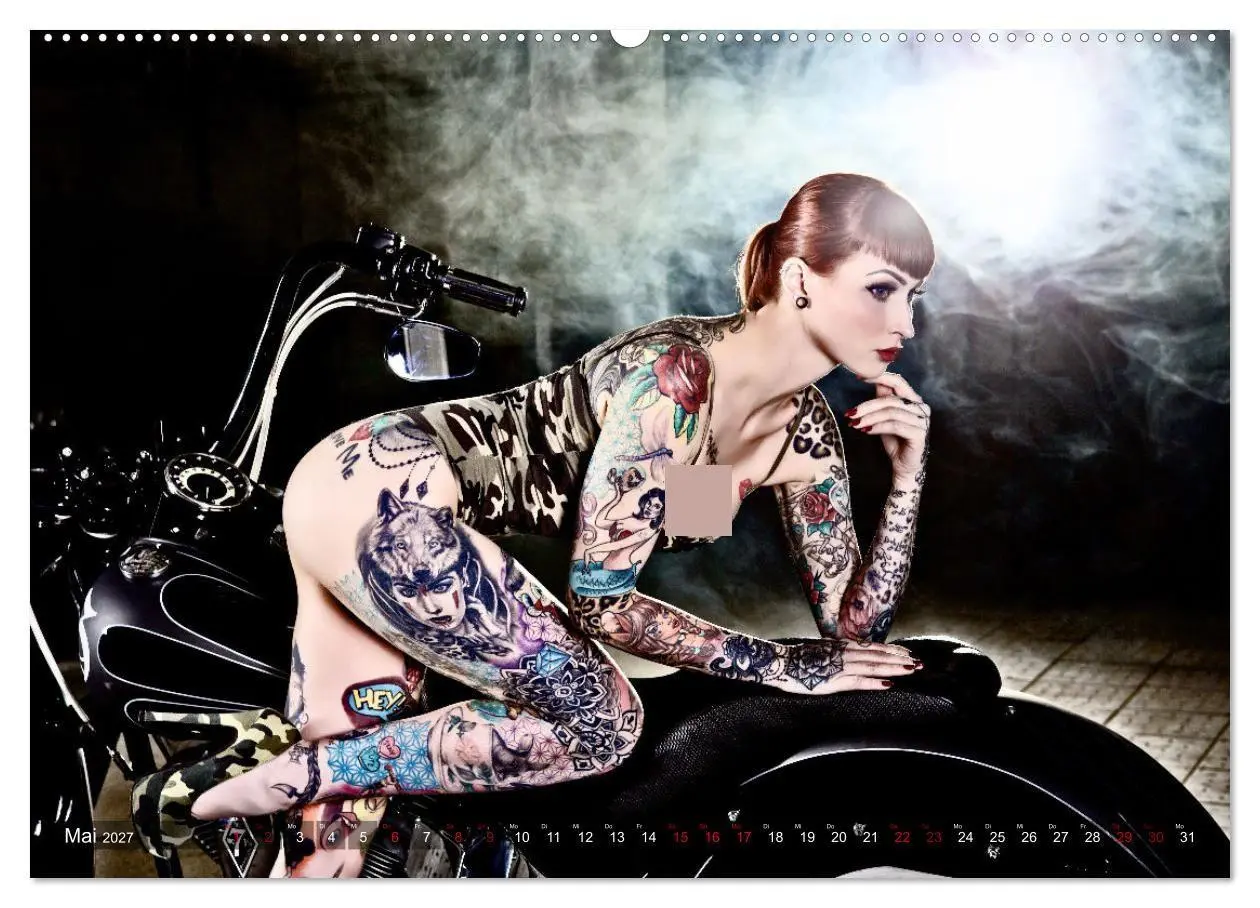 Bild: 9783569296985 | Motorräder und Sexy Girls (hochwertiger Premium Wandkalender 2027...