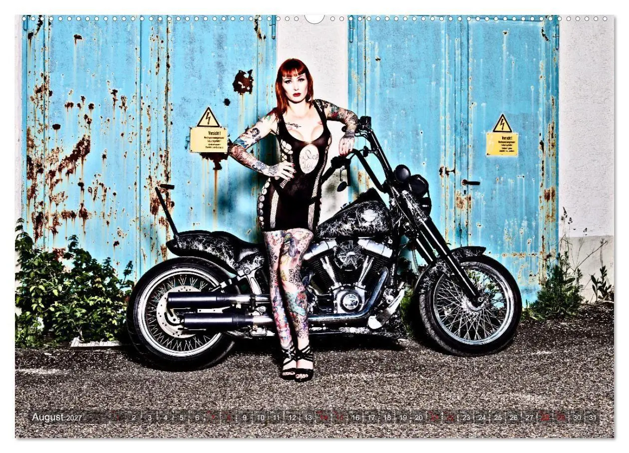 Bild: 9783569296985 | Motorräder und Sexy Girls (hochwertiger Premium Wandkalender 2027...