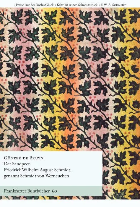 Cover: 9783945256985 | Der Sandpoet | Günter de Bruyn | Broschüre | Frankfurter Buntbücher