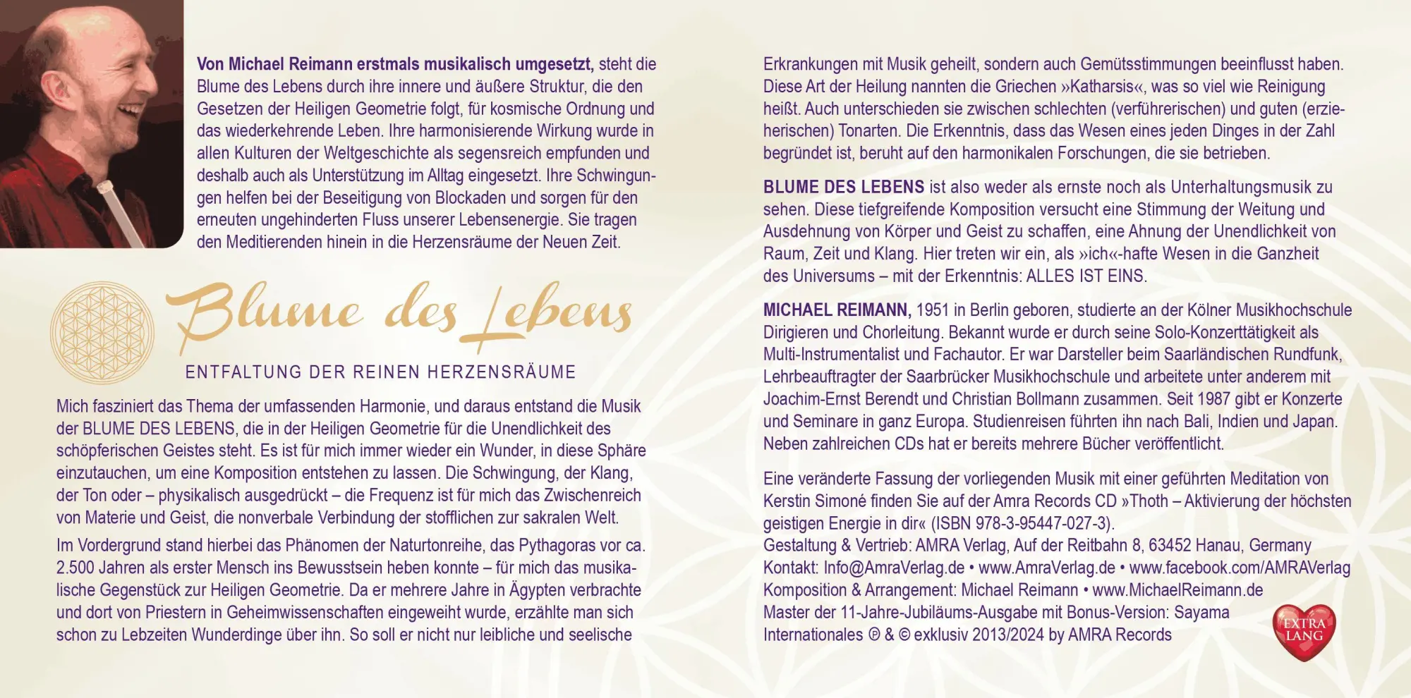 Bild: 9783954476985 | BLUME DES LEBENS [EXTRA LANGE JUBILÄUMS-AUSGABE]: Entfaltung der...
