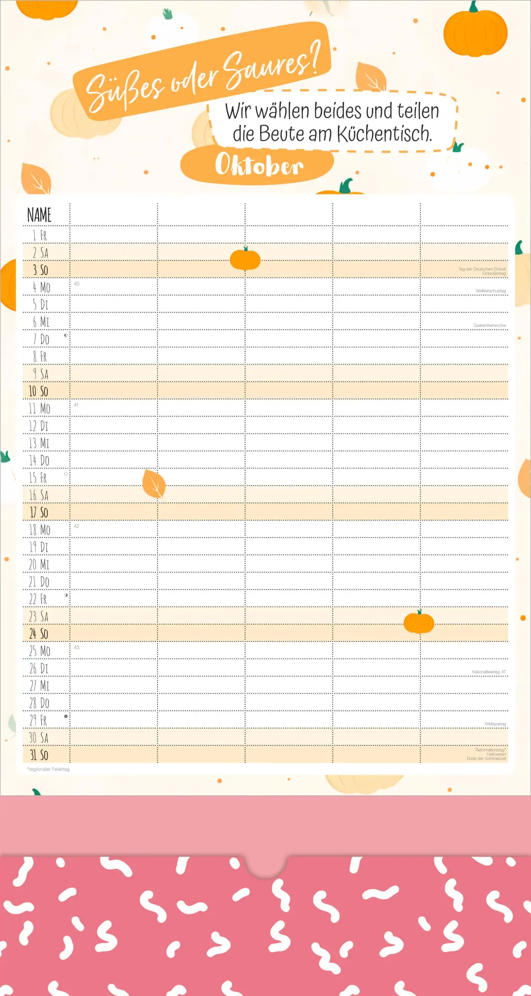 Bild: 4069095017085 | Familienplaner à la Carte 2027 | Kalender | 14 S. | Deutsch | 2027