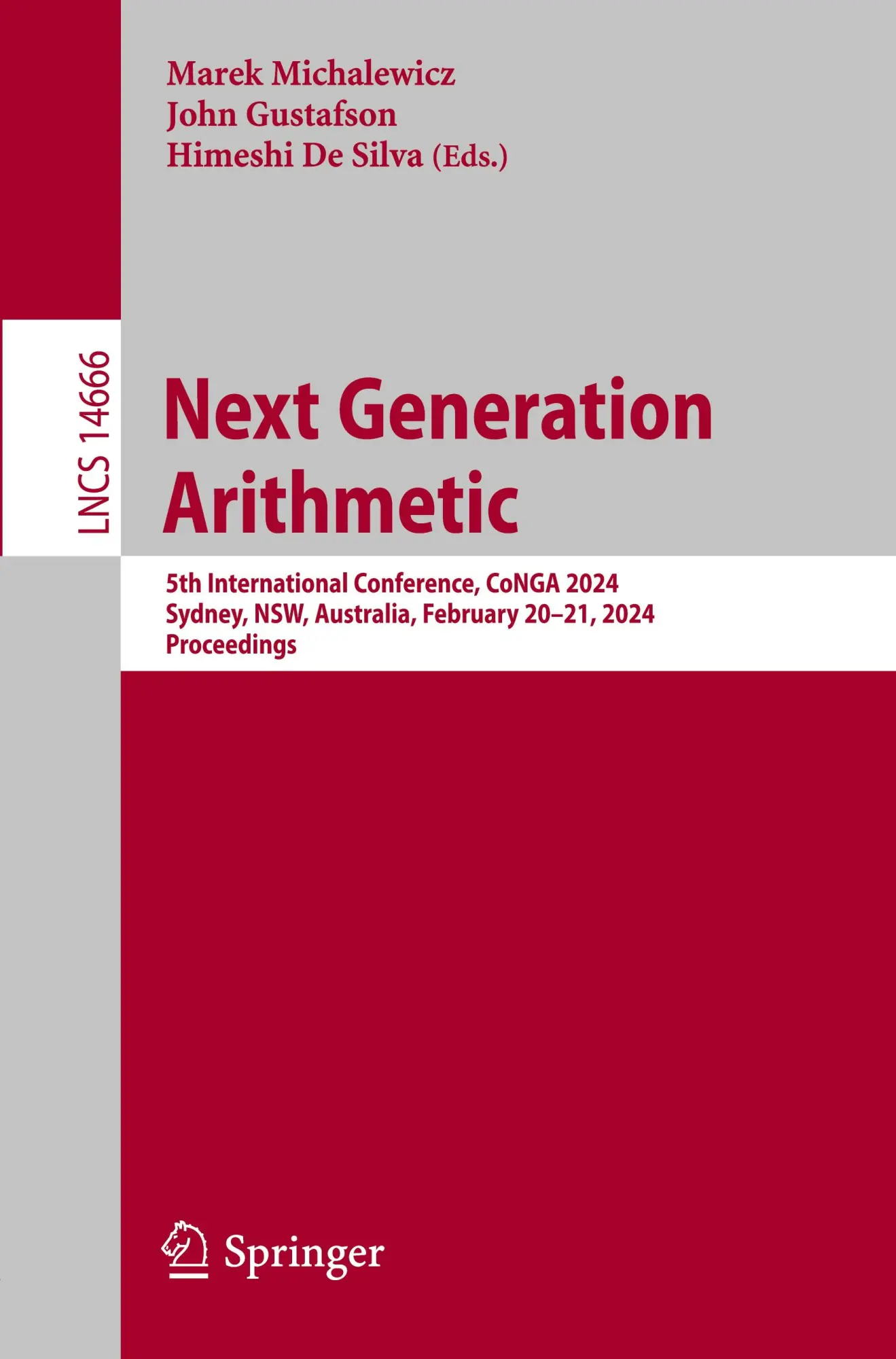 Cover: 9783031727085 | Next Generation Arithmetic | Marek Michalewicz (u. a.) | Taschenbuch Cover: 9783031727085 | Next Generation Arithmetic | Marek Michalewicz (u. a.) | Taschenbuch