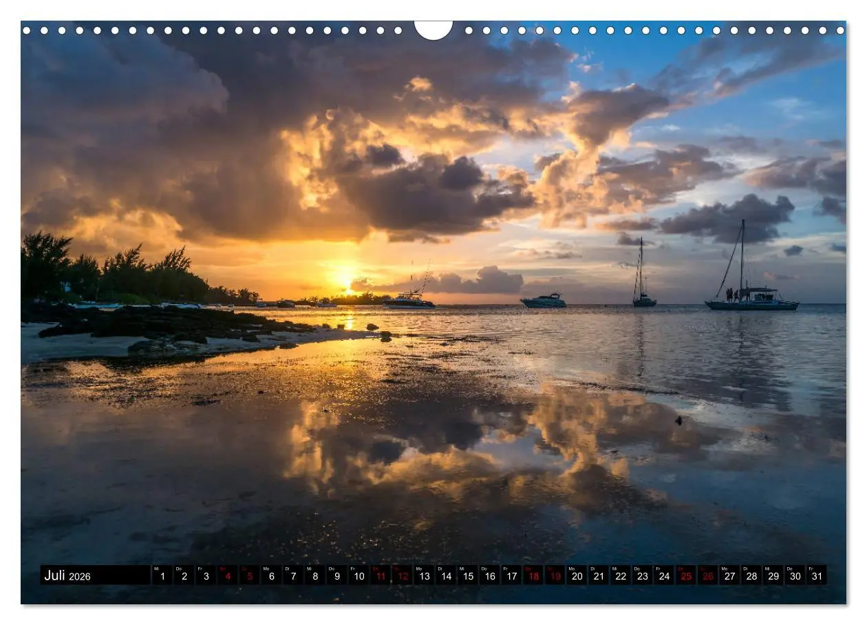 Bild: 9783457837085 | Trauminsel Mauritius (Wandkalender 2026 DIN A3 quer), CALVENDO...