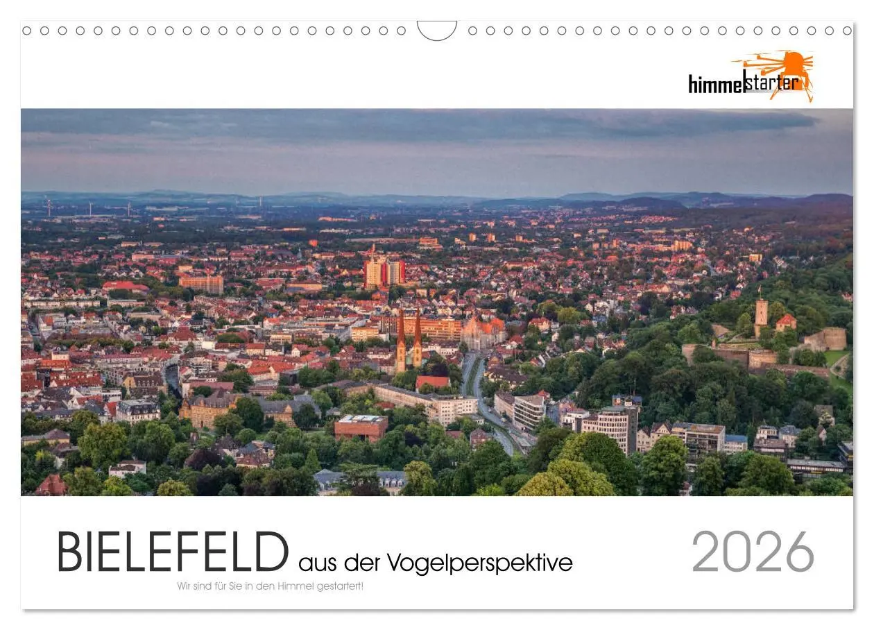 Cover: 9783457907085 | BIELEFELD aus der Vogelperspektive (Wandkalender 2026 DIN A3 quer),...