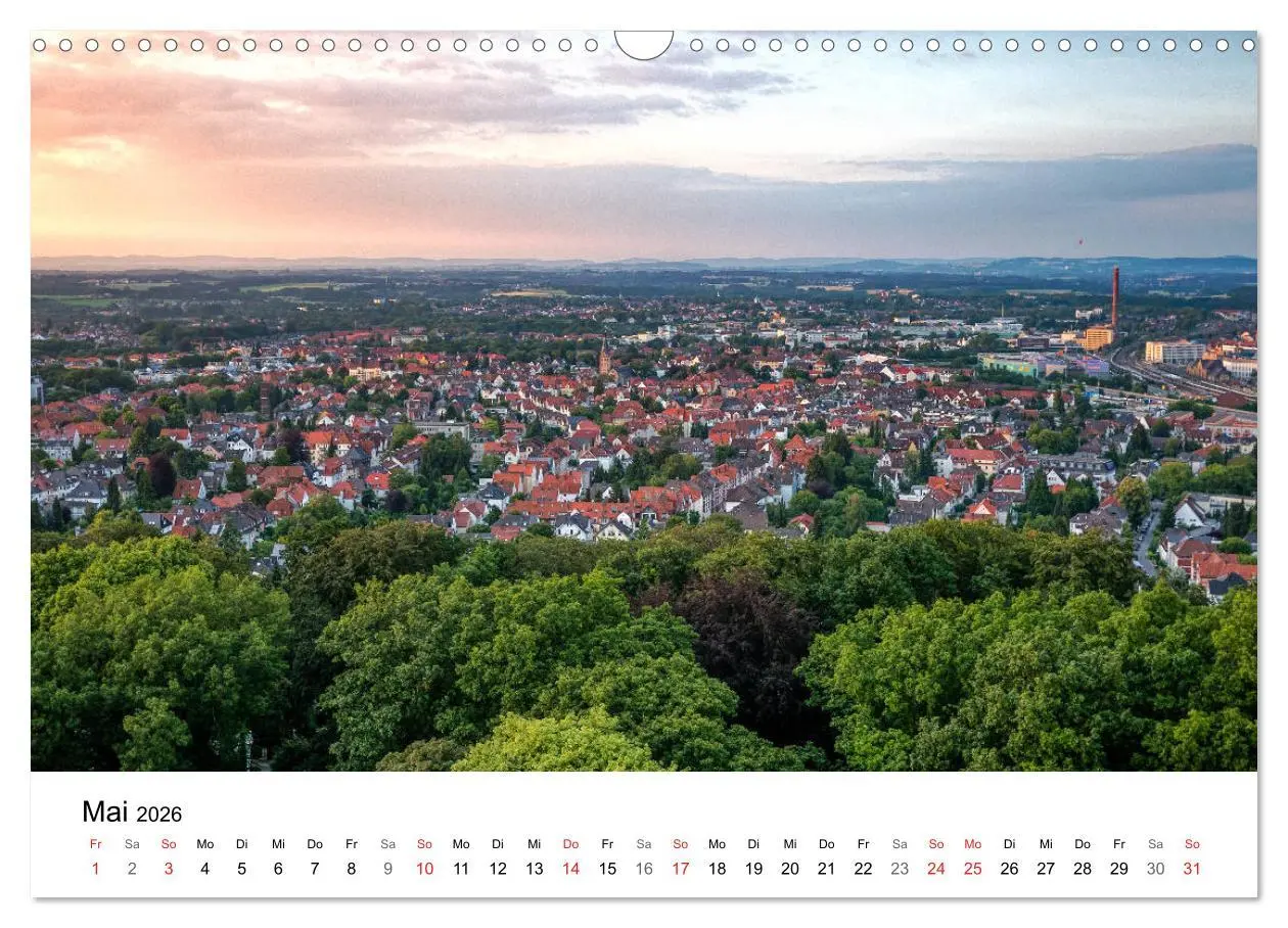 Bild: 9783457907085 | BIELEFELD aus der Vogelperspektive (Wandkalender 2026 DIN A3 quer),...
