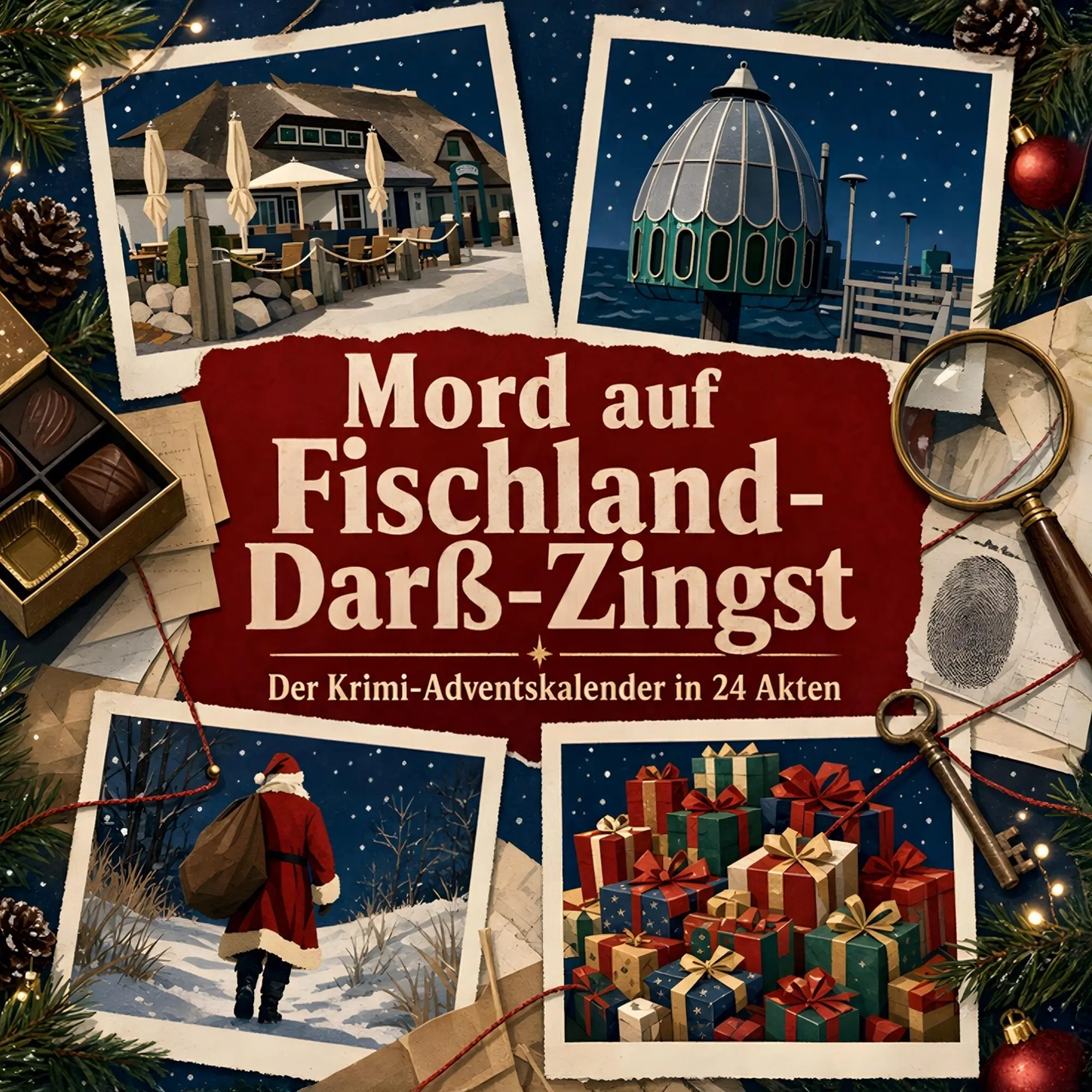 Cover: 9783696117085 | Mord auf Fischland-Darß-Zingst | Der Krimi-Adventskalender in 24 Akten