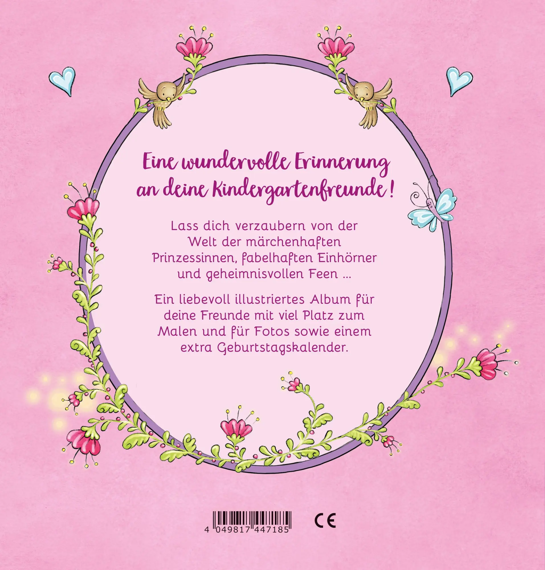 Rückseite: 4049817447185 | Meine Kindergartenfreunde: Einhorn | Buch | Freundebuch | 72 S. | 2019