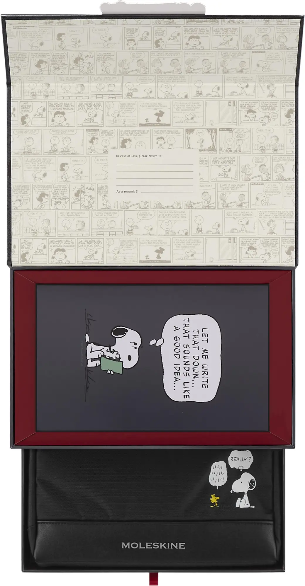 Bild: 8056999277185 | Moleskine Peanuts Sammlerbox limitierte Ausgabe, Notizbuch Hund...