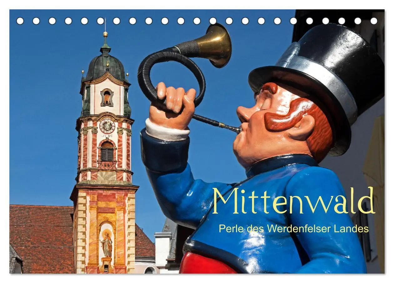 Cover: 9783457517185 | Mittenwald - Perle des Werdenfelser Landes (Tischkalender 2026 DIN...