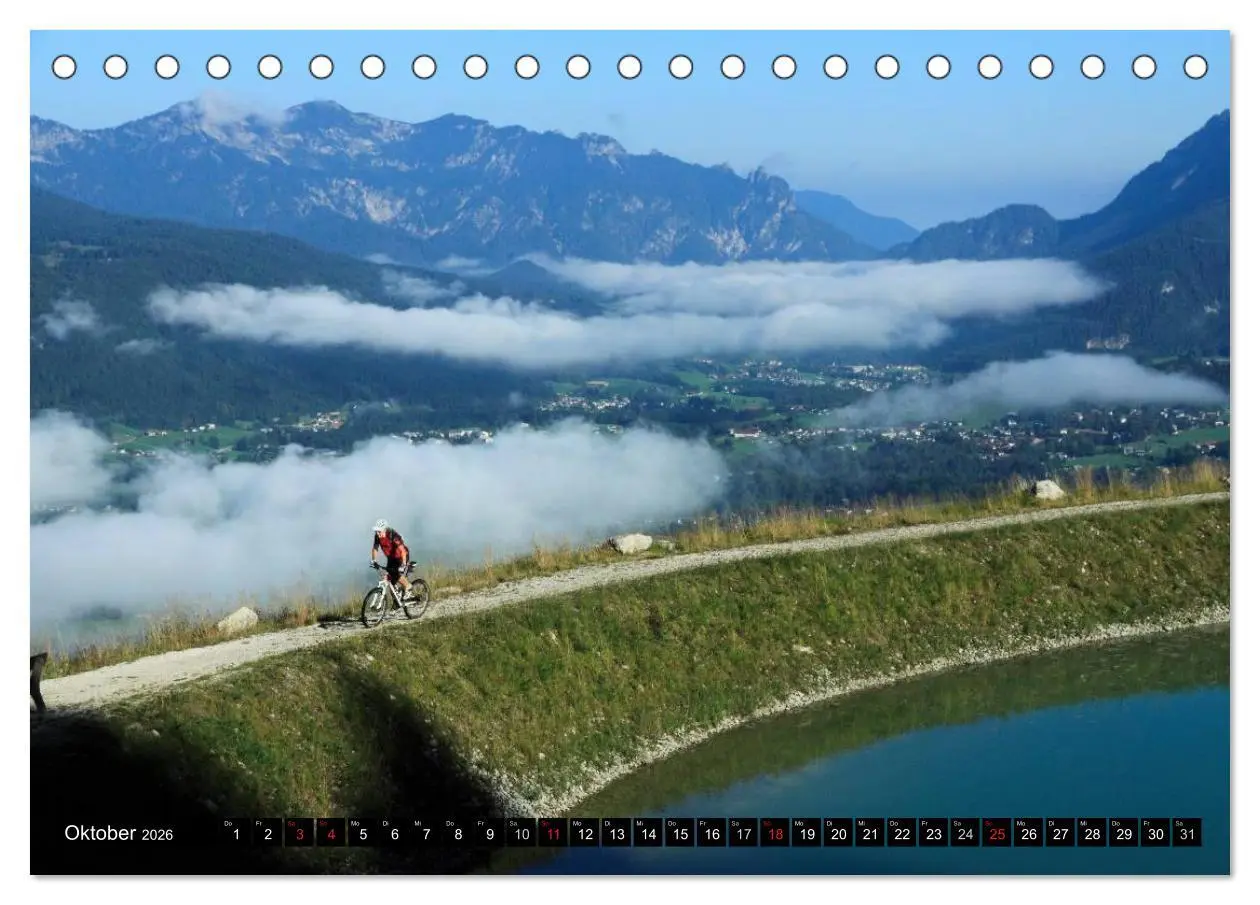 Bild: 9783516227185 | Mountainbike Spirit 2026 (Tischkalender 2026 DIN A5 quer), CALVENDO...