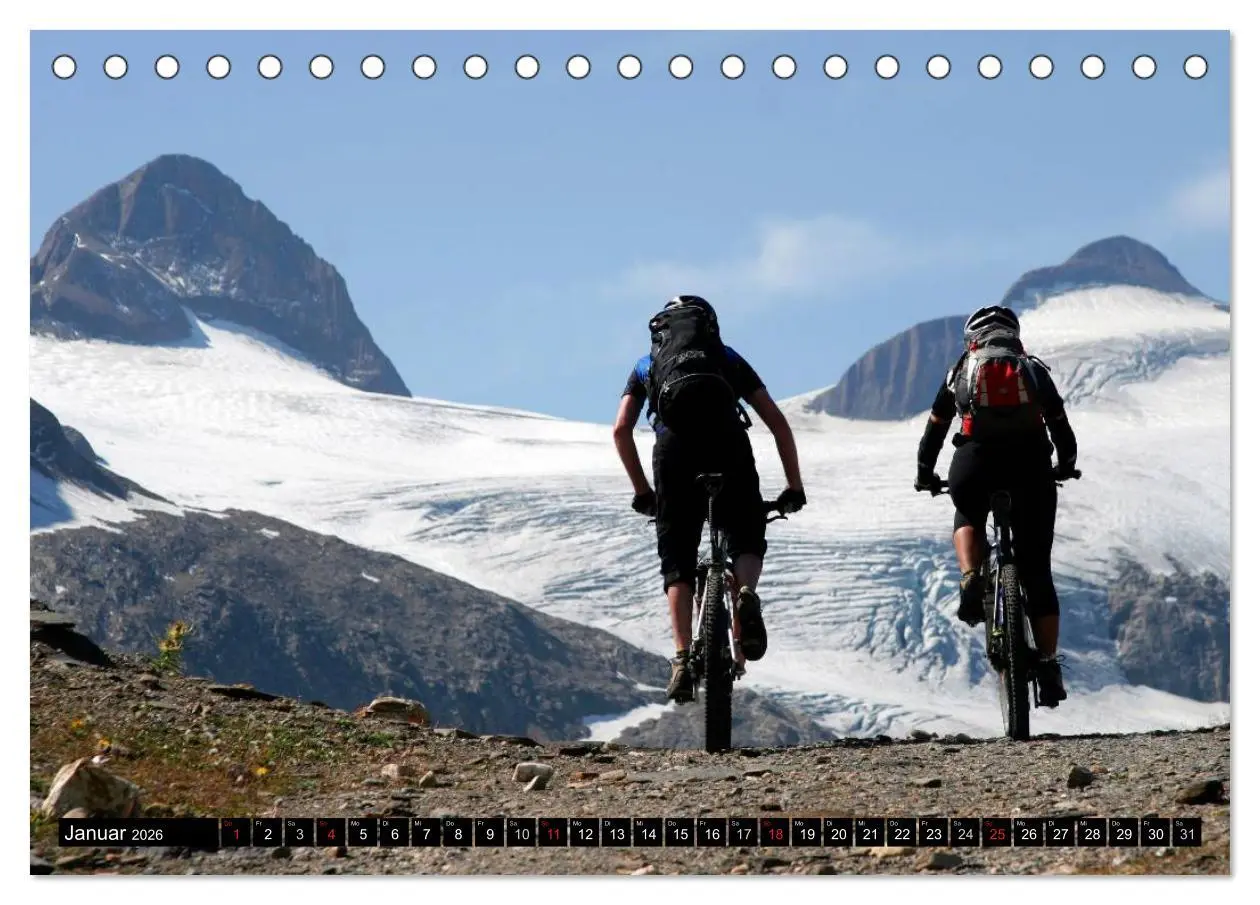 Bild: 9783516227185 | Mountainbike Spirit 2026 (Tischkalender 2026 DIN A5 quer), CALVENDO...